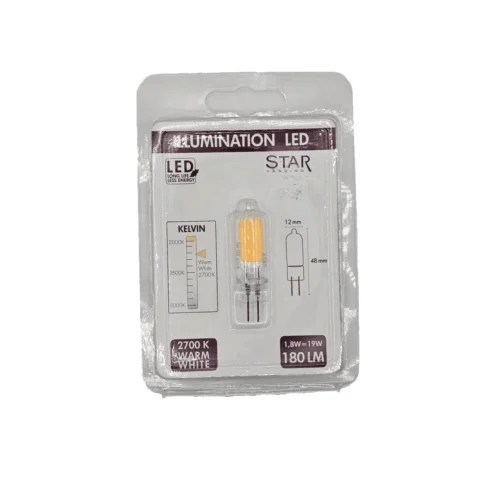 Ilumnation LED G4 12V 1.8W (=19W) 180lm 2700K