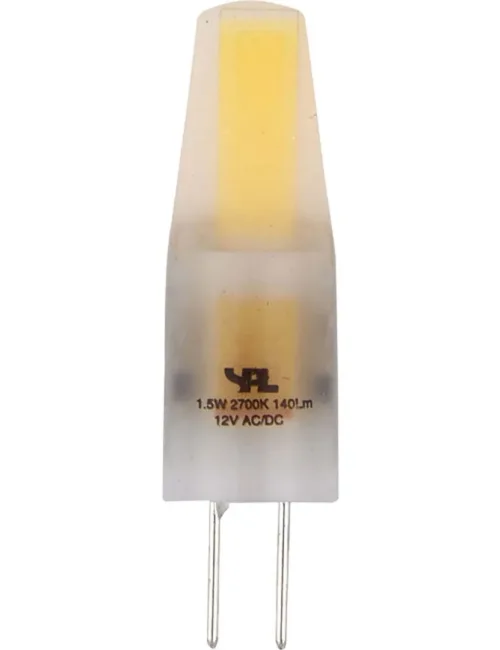 LED G4 COB T10x37 12V 140Lm 1.5W 827 AC/DC Frosted Dim