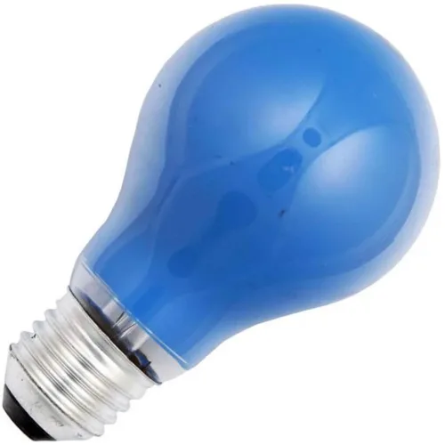Standardlampe 230V 25W 60x105mm Standard E27 blau