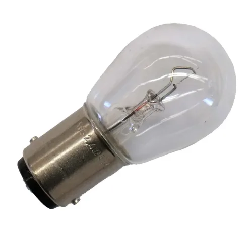 Lichtwurf + Waagelampen 2.4V 5W 25x52mm Ba15d