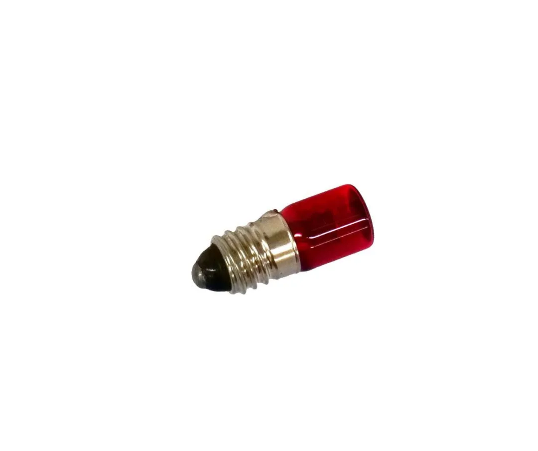 Glimmlampe 220V-A.C.10x28mm ZGL E10 rot