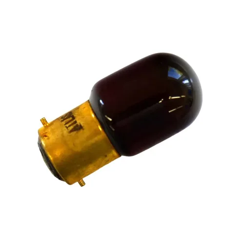 Kugellampe 24V 15W 26x54mm Ba22d rot