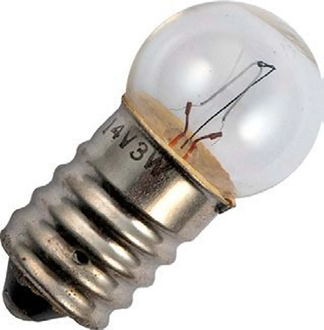 Signallampe Kugel 24V 10W 18x35mm E14 Signallampe Kugel 24V 10W 18x35mm E14