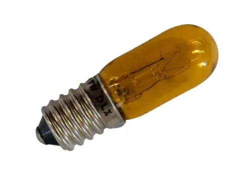 Röhrenlampe 48V 7W 16x48mm E14 gelb