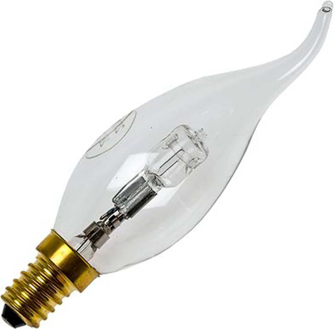 Windstoss Halogen-Kerze 230V 42W E14