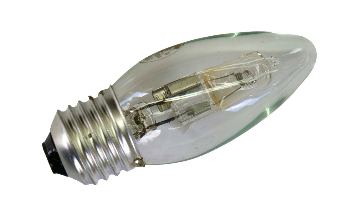 Windstoss Halogen-Kerze 230V 42W E27