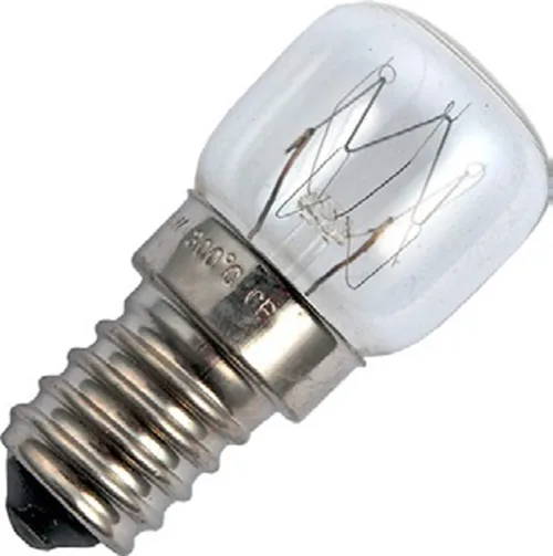 Backofenlampen 235V 15W 26x57mm E14 500° Pizza