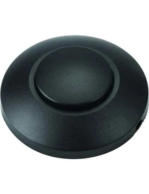 Push Foot Dimmer Trailing Edge LED 0-100W Black