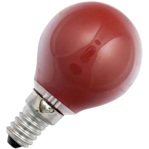 Zier-/Tropfen 240V 25W 45x75mm E14 rot