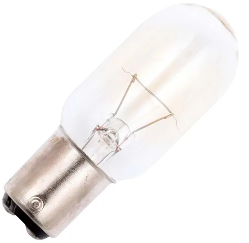 Nähmaschinenlampe 240V 15W 22x57mm Ba15d