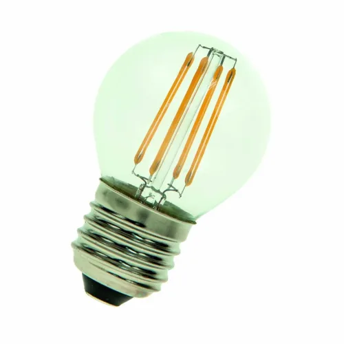 LED Zier-/Tropfen Filament Tropfen G45 E27 3W 2700K Klar 350lm (32W) 230V-240V 320° 45x75mm
