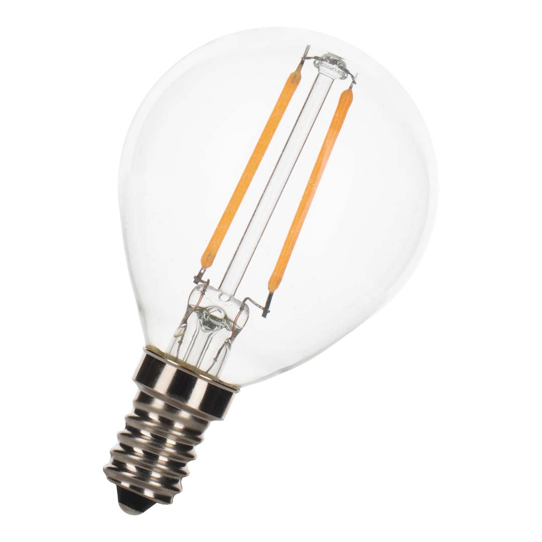 LED Zier-/Tropfen FIL G45 E12 2W (19W) 180lm 822 Klar 45x73mm Seletti