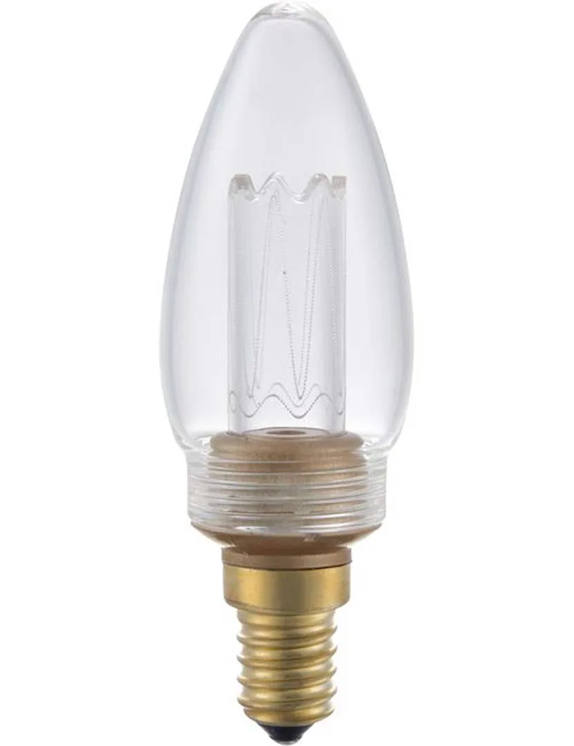 LED Kerze E14 Vintage Candle C35x103 230V 65Lm 2.5W 820 AC Clear Dim