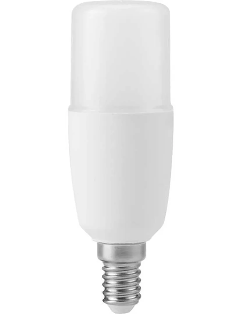 LED Röhre E14 Stick T37x108 95-265V 810Lm 7W 830 270° AC/DC Opal Non-Dim