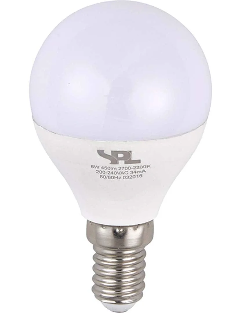 LED Zier-/Tropfen E14 DTW Ball G45x78 230V 450Lm 6W 920-927 200° AC Opal Dim