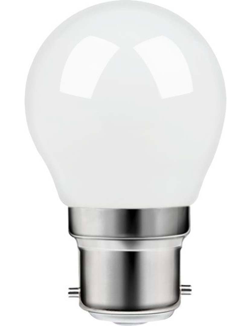 LED Zier-/Tropfen Ba22d Fila Ball G45x80 230V 470Lm 4.5W 827 AC Milky Frosted Dim