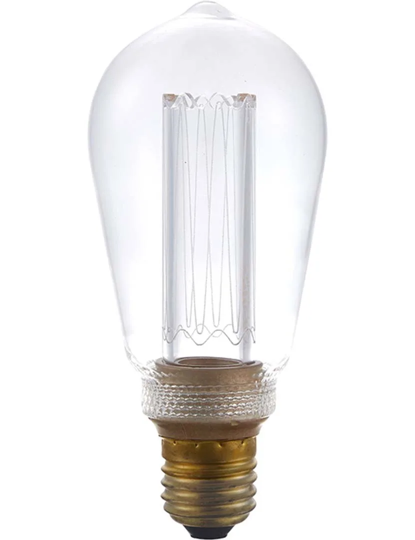 LED Dekorativ E27 Vintage Rustika ST64x145 230V 3.5W AC Dim