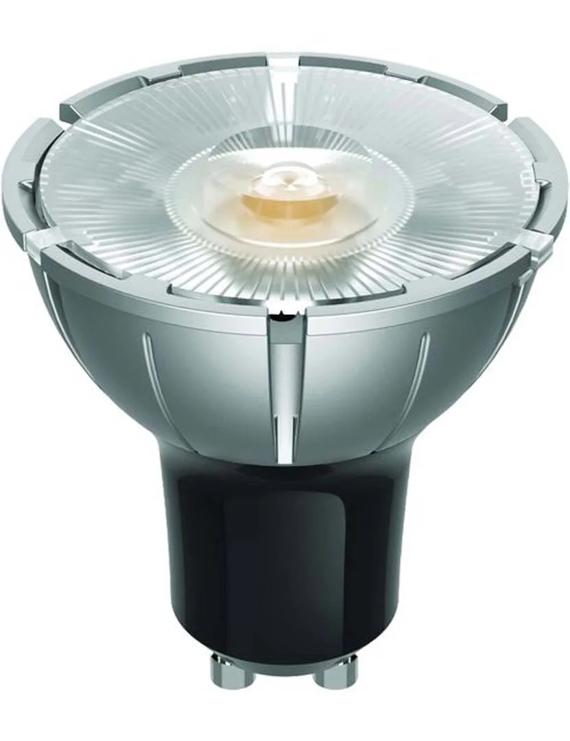 LED MR16 GU10 50×56 230V 480Lm 6.5W 10° AC Silver Dim
