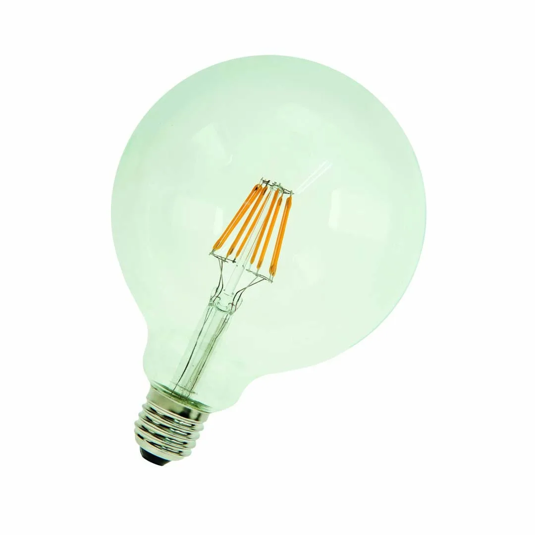 LED Dekorativ FIL G125 125x175mm E27 6W (55W) 720lm 827 2700K Klar