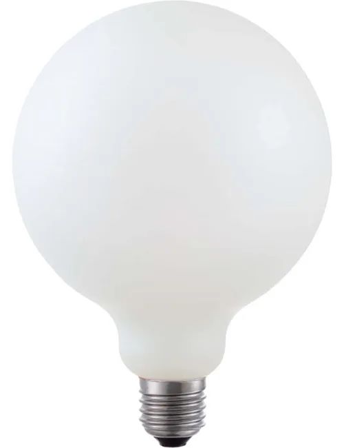 LED Dekorativ E27 Fila Globe G125x180 230V 520Lm 5.5W 925 AC Matt White Dim