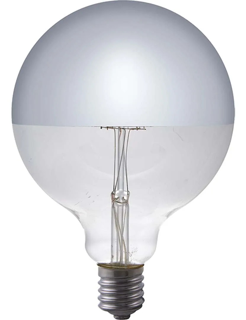 LED Kopfspiegellampe E27 Fila Globe Top Mirror G125x180 230V 6.5W 925 Dim