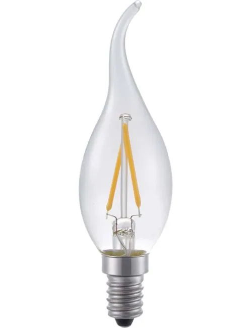 LED Windstosskerze E14 Fila Tip Candle C35x120 230V 1.5W AC Dim