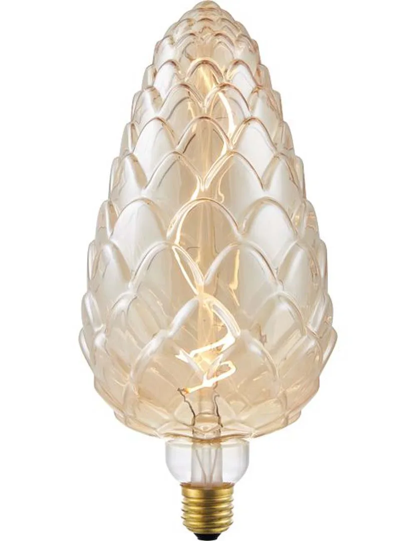 LED Dekorativ E27 Fila XXL FleX Pine-Cone 120×250 230V 140Lm 4W 920 AC Gold Dim