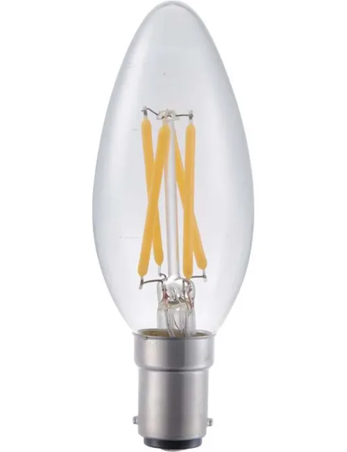 LED Kerze Ba15d Fila Candle C35x100 230V 4W AC Dim