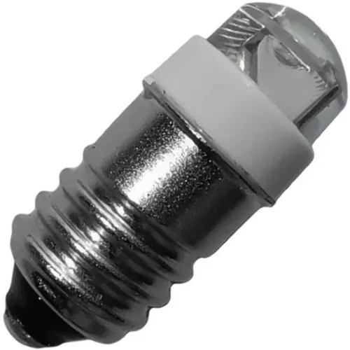 LED Signal-Röhrenlampe E10 11x23 1-9V 150mA 0.5W 6500K 50Lm 10Khrs