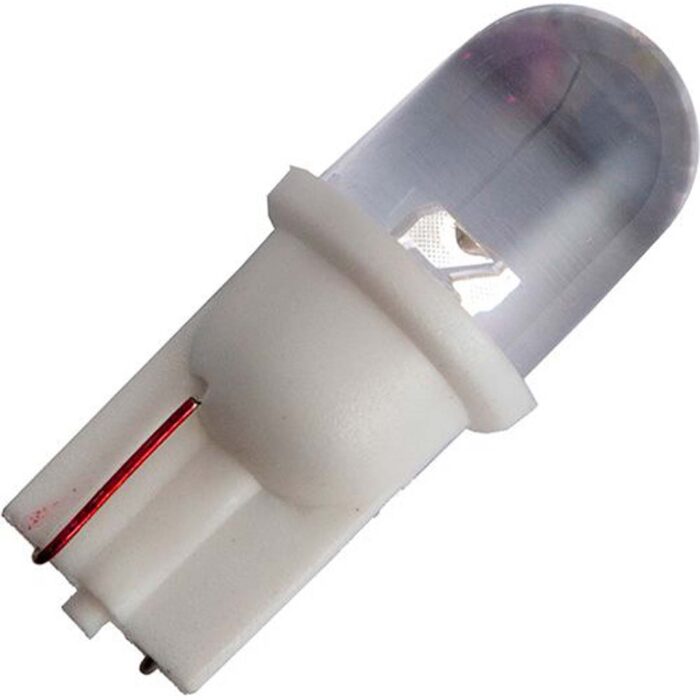 LED T10 W2.1x9.5d Starled 10x28 24V 15mA AC/DC Water Clear White 25Khrs