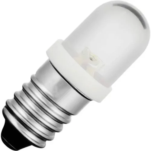 LED Signal-Röhrenlampe E10 Single Led T8.5x28 230V 3mA AC/DC 20Khrs