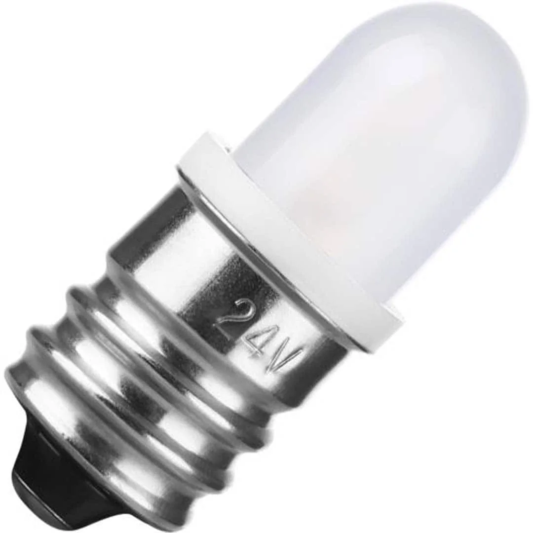 LED Röhrenlampe E12 5x Single T13x33 24V AC/DC 20Khrs