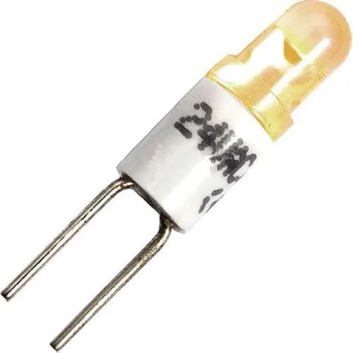 LED T1 Bi-Pin (BP) 2.54 Multi Chip 24V 11mA Gelb DC