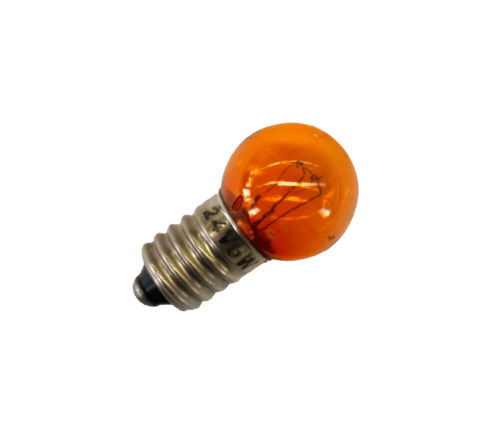 Signallampe Kugel 24V 210mA/5W 15x29mm E10 gelb