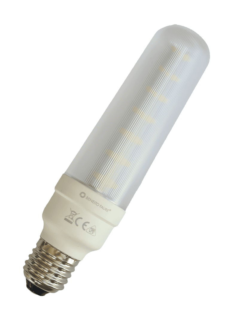 LED Röhre Beneito Faure 240V 10W (=25W) 42x162mm 825lm 3000K E27