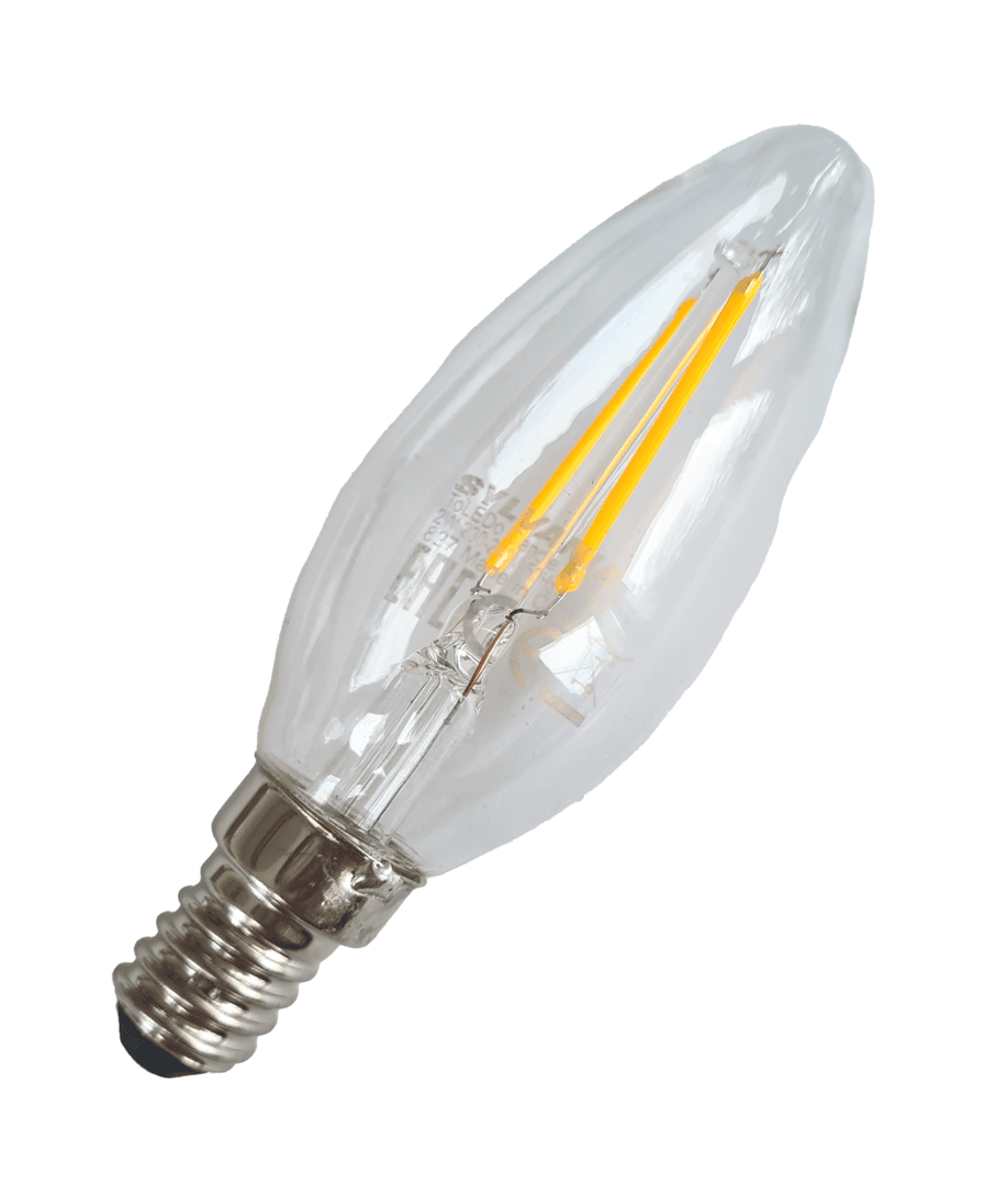 LED Kerze 220-240V 2W (=25W) 97x35mm E14 2700K 250lm