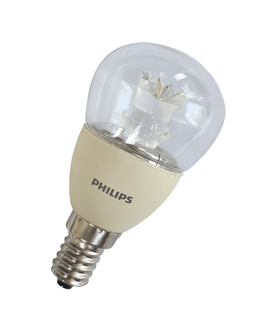 LED Dekorativ Philips E14 DIM Master ledluster 6.2W =40W 95x48mm Diamond spark 2700K 470lm