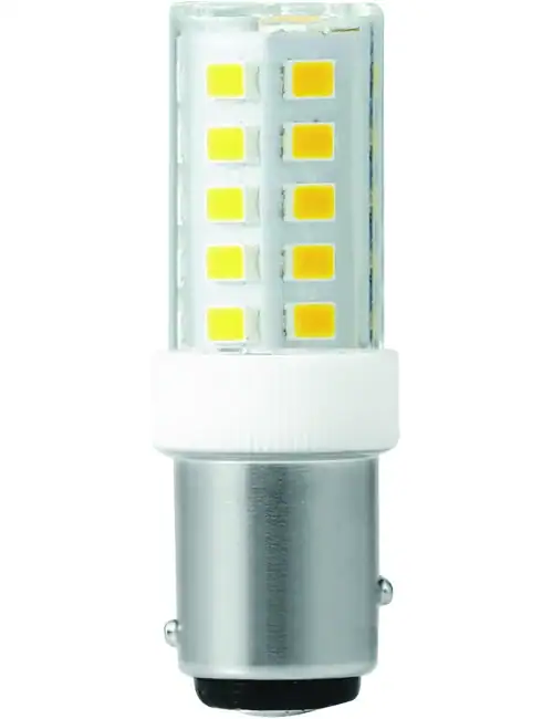 LED Bay15d Tube T17x52 230V 380Lm 3.5W 830 AC Clear Non-Dim LED Bay15d Tube T17x52 230V 380Lm 3.5W 830 AC Clear Non-Dim