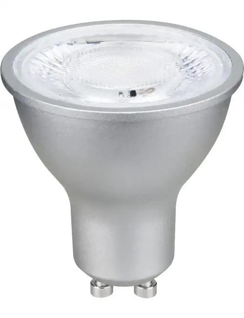 LED GU10 MR16 50×55 230V 540Lm 6W 927 40° AC Silver Dim LED GU10 MR16 50x55 230V 540Lm 6W 927 40° AC Silver Dim