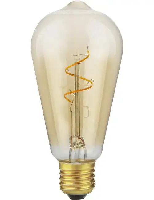 LED E27 Slim Flex Fila Rustika ST64x140 250Lm 2.9W 922 AC Gold Dim LED E27 Slim Flex Fila Rustika ST64x140 250Lm 2.9W 922 AC Gold Dim