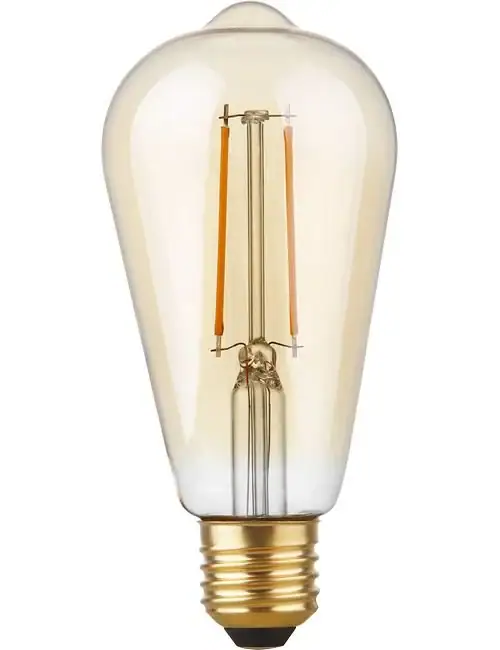 LED E27 Fila Rustika ST64x140 230V 250Lm 2.9W 922 AC Gold Dim LED E27 Fila Rustika ST64x140 230V 250Lm 2.9W 922 AC Gold Dim